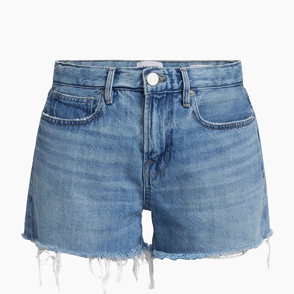 Frame Denim Light Blue Jean Shorts